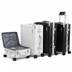 18 20 24 26 Inch Aluminum Frame Suitcase Set