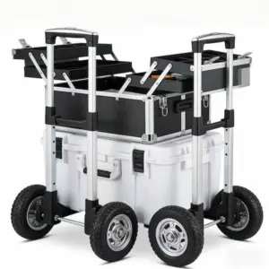 4 in 1 Professional Rolling Organizer Case Set