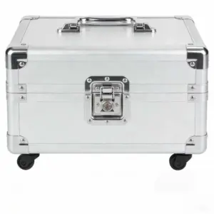 Aluminum Frame Lockable Rolling Organizer Case