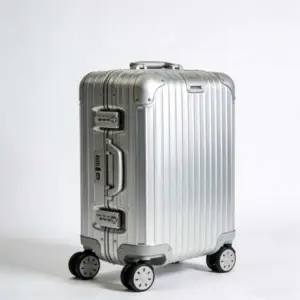 Aluminum Spinner Suitcase with a lock