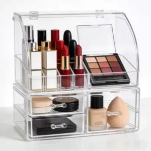 Bathroom Cosmetic clear makeup case
