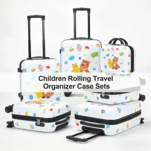 Children Rolling Travel Organizer Case Sets