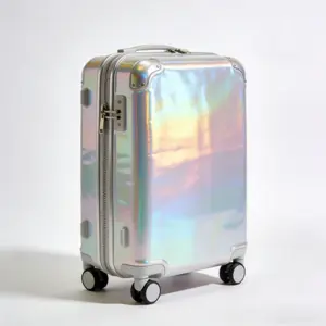 Clear holographic luggage