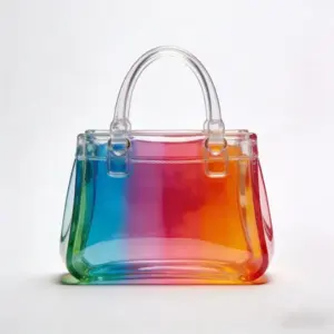 Color Printing PVC Jelly Tote Bag