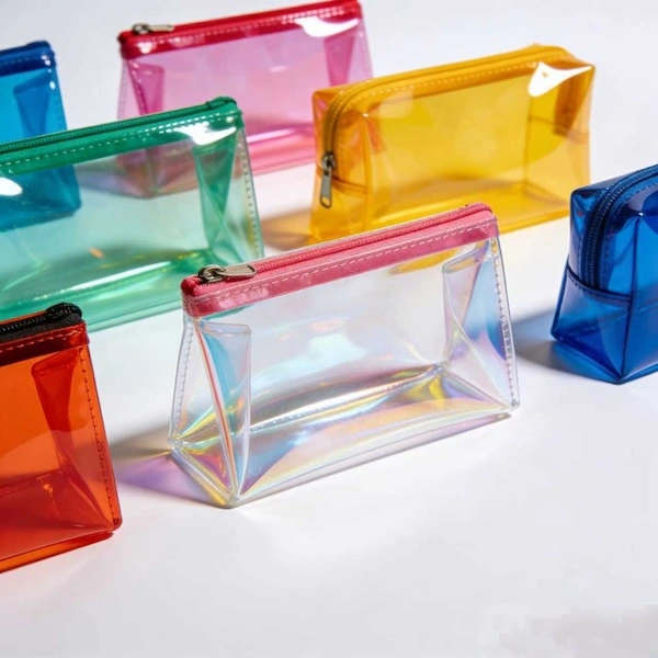 Colored PVC Jelly Zipper Bag