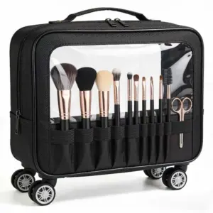 Cosmetic Tool Nylon Rolling Organizer Case
