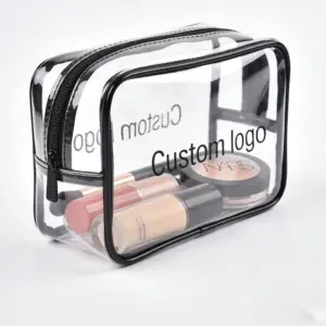 Custom logo PVC Jelly Makeup Bag