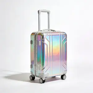 Diamond Gloss holographic luggage