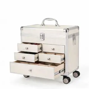 Drawers Rolling Makeup Case