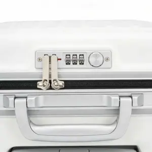 Electric suitcase with a lock