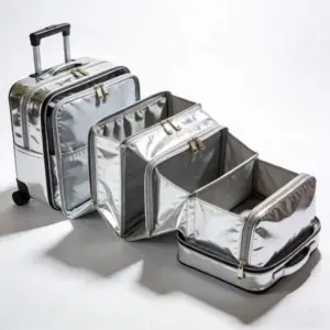 Foldable Compartmentalized Luggage Bag