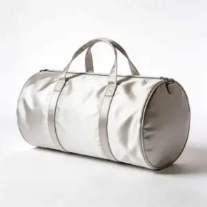 Foldable Cylindrical Duffel Bag