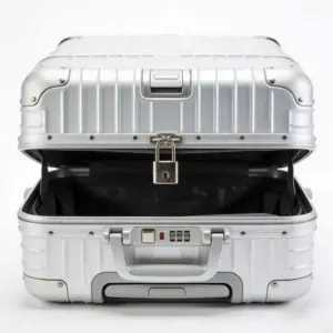 Front Opening suitcase with a lock