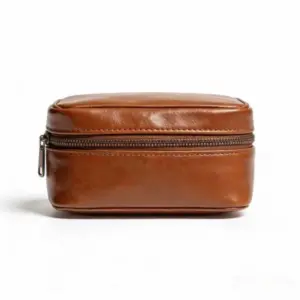 Genuine Leather small make up case