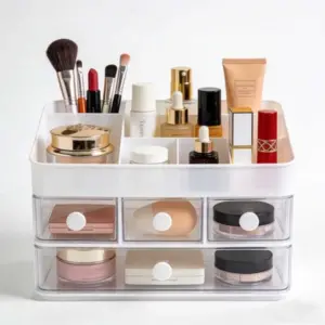Home and Bathroom plastic makeup box