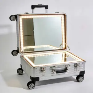LED Mirror Makeup Artist Rolling C