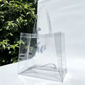 Large Capacity PVC Jelly Shopping Bag