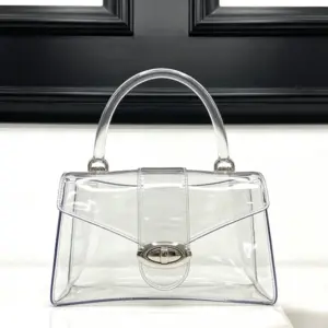 Letter PVC Jelly Handle Bag