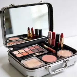 Mirror Large hard makeup case