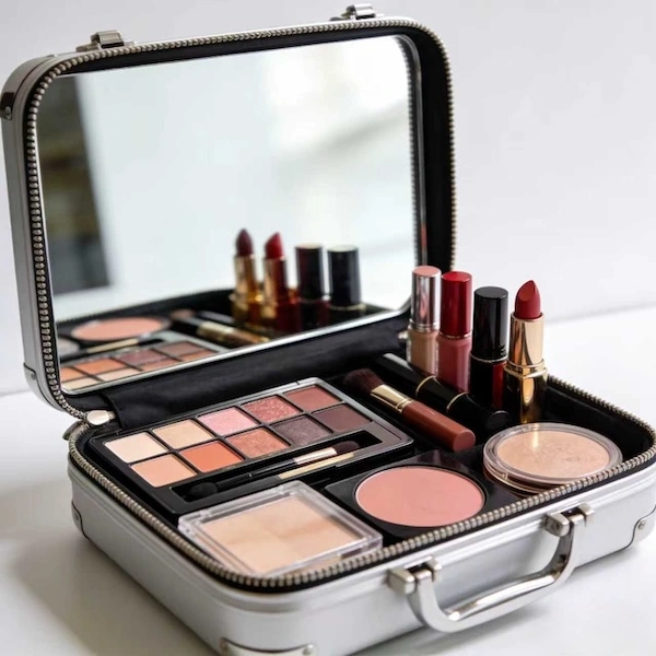 Mirror Large hard makeup case