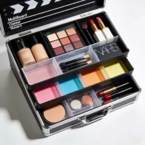 Multilayer Clapboard Makeup Cases with Inserts