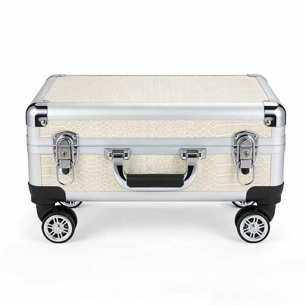 PU Leather Rolling Makeup Organizer Case