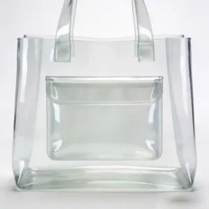 PVC Jelly Shopping Bag with Inner Pouch