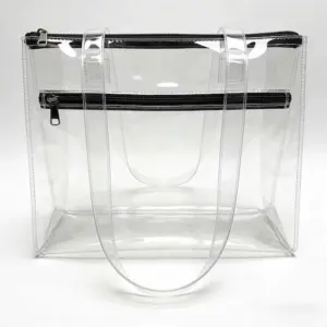PVC Jelly Tote Bag with Zipper