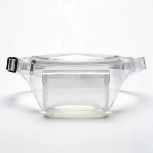 PVC Jelly Waist Belt Bag with Front Pocket