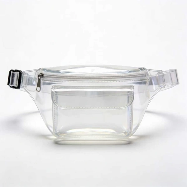 PVC Jelly Waist Belt Bag with Front Pocket