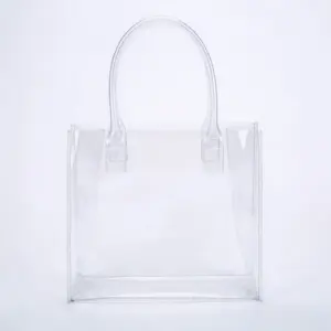 Portable Magic Color PVC Jelly Tote Bag