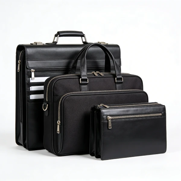 Premium Expandable Briefcase Set