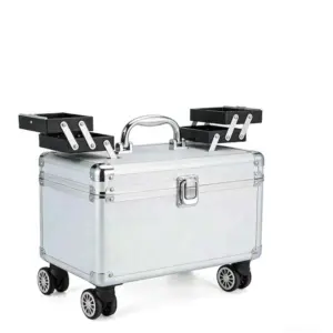 Professional Portable Rolling Makeup Case