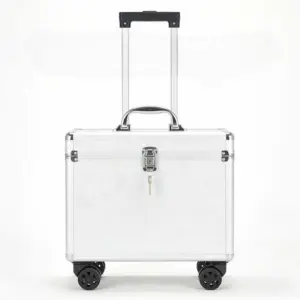 Professional Rolling Office File Case with Lock