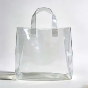 Reinforced Handle PVC Jelly Shopping Bag