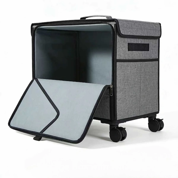 Rolling Collapsible Storage Box with Wheels