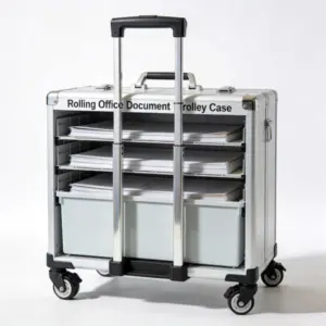 Rolling Office Document Trolley Case