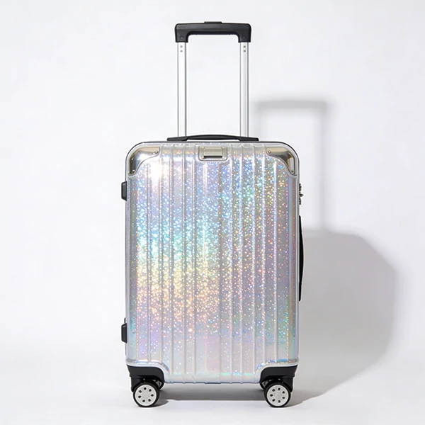 Shinning PC Bling Bling holographic luggage