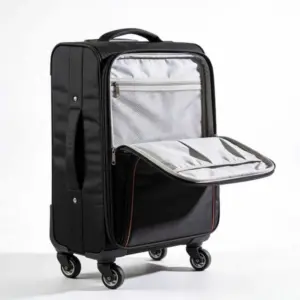 Side-opening Nylon Rolling Trolley Organizer Case
