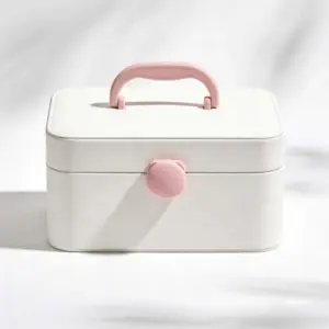 Small Pink Handle small make up case