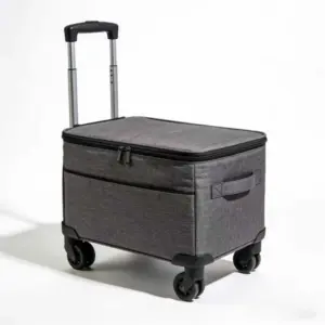 Small-sized Nylon Rolling Trolley Organizer Case