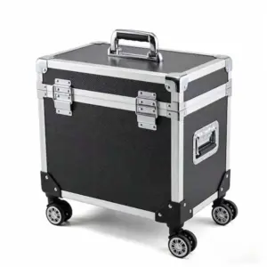 Train case Tool Rolling Makeup Case