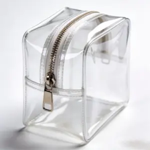 Transparent PVC Jelly Makeup Bag with Zipper