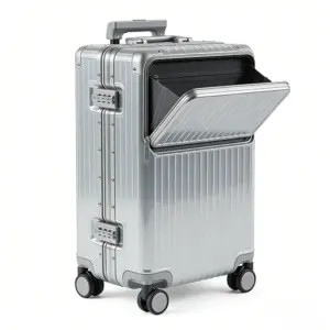 Travel Tool Boarding Approved Business Trip Aluminium Frame Suitcase
