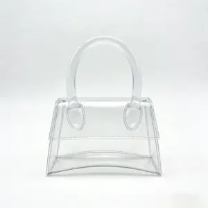 Waterproof Printed Logo PVC Jelly Tote Bag