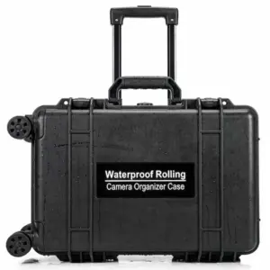 Waterproof Rolling Camera Organizer Case