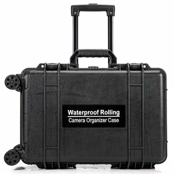 Waterproof Rolling Camera Organizer Case