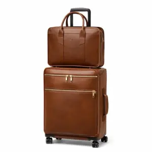 leather suitcase men