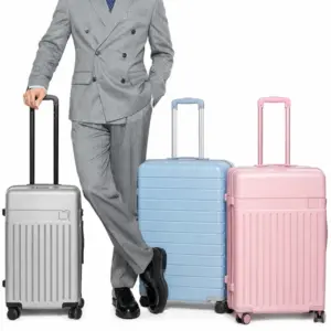 medium checked suitcase