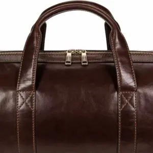 medium leather luggage bag
